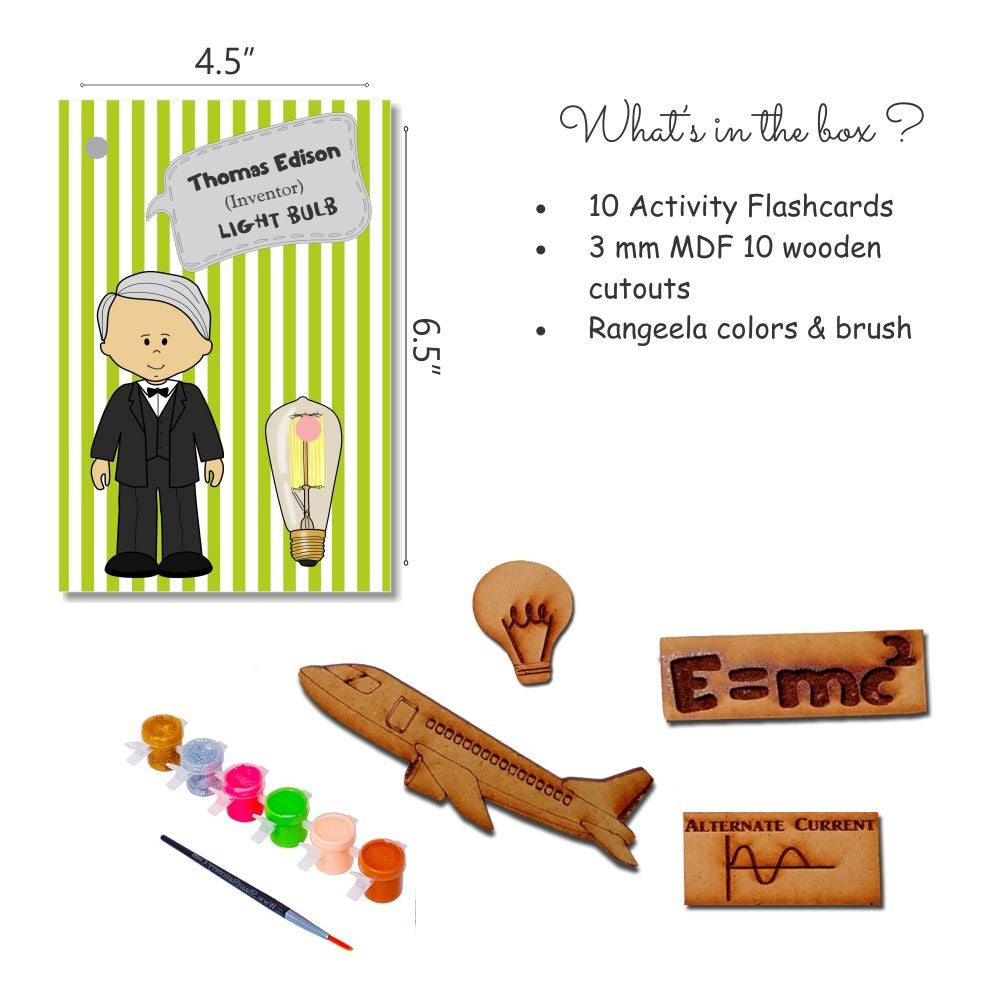 Buy Inventions and Scientists Flashcards with Activity - SkilloToys.com- In The Box