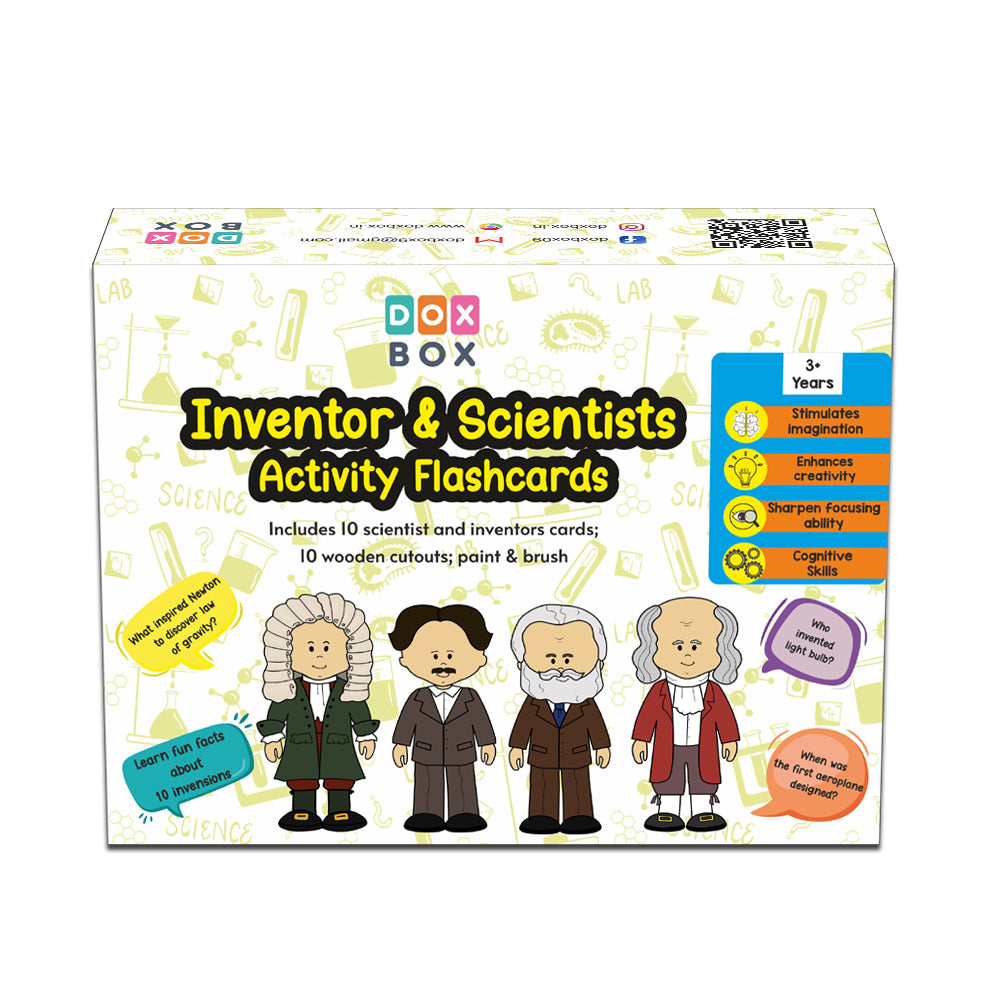Buy Inventions and Scientists Flashcards with Activity - SkilloToys.com