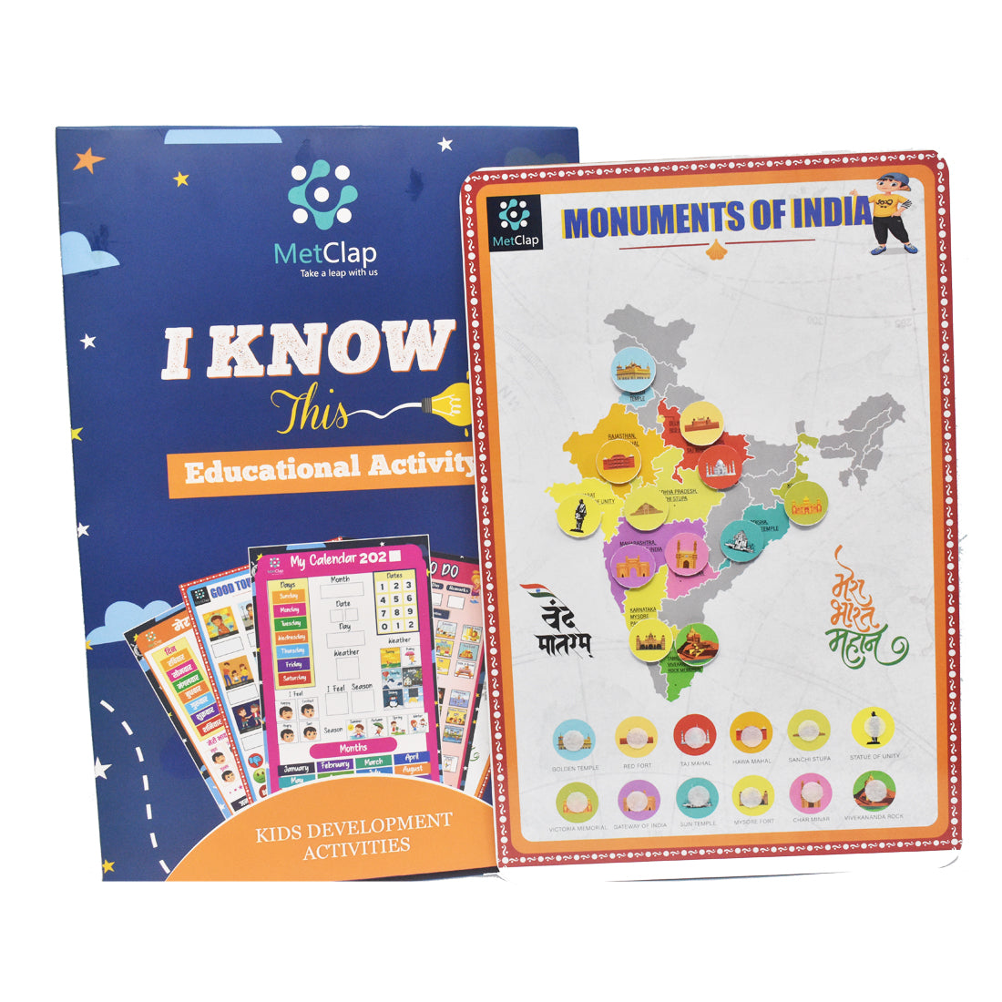 Monuments of India Activity Board Game for Kids