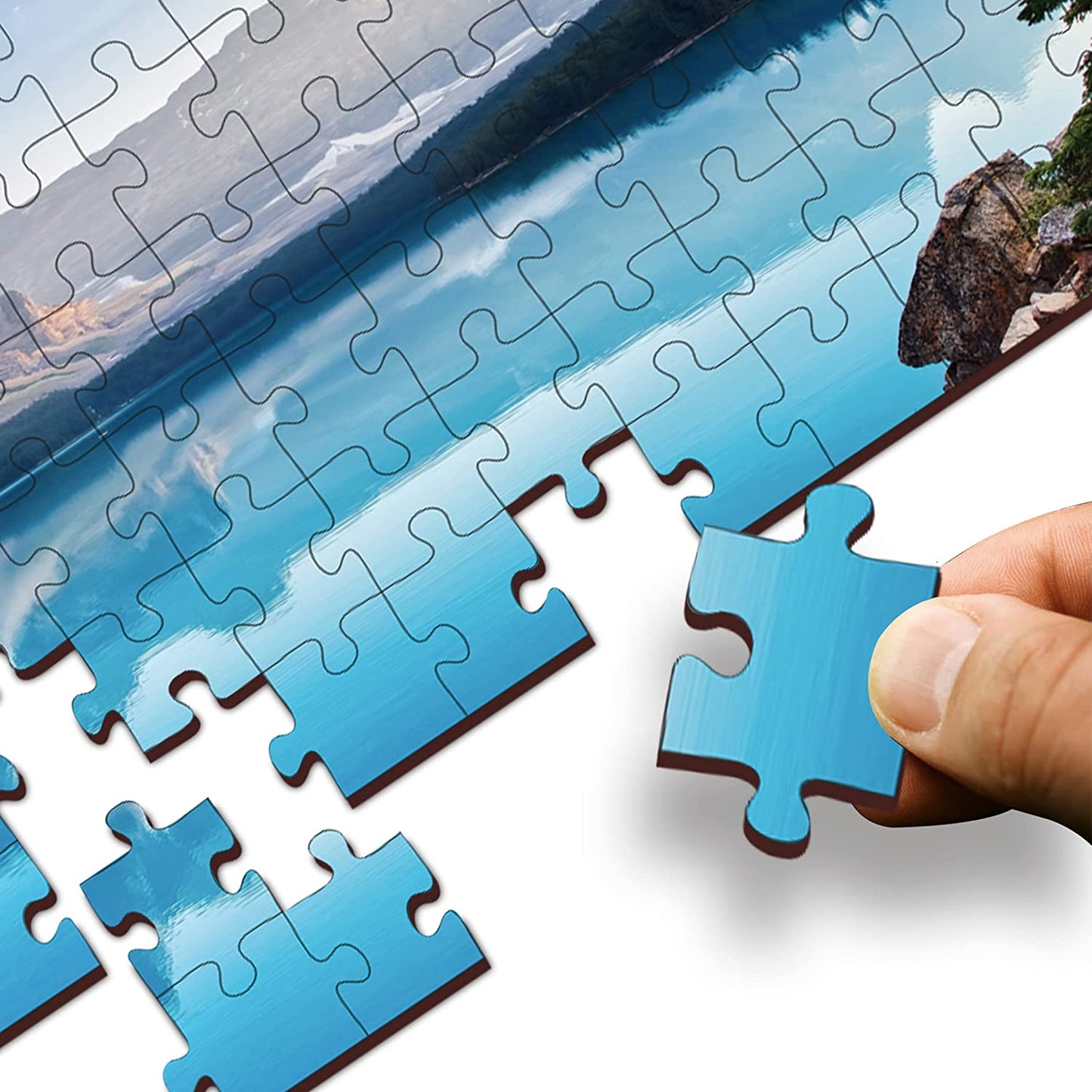 Moraine Lake Wooden Jigsaw Puzzle (108 Pcs)