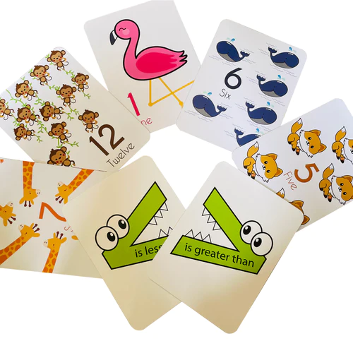 Numbers Flashcards and Counting Learning Activity
