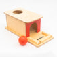 Object Permanence Box with Ball and Magic Colour Cloths for 0-1 Year Babies