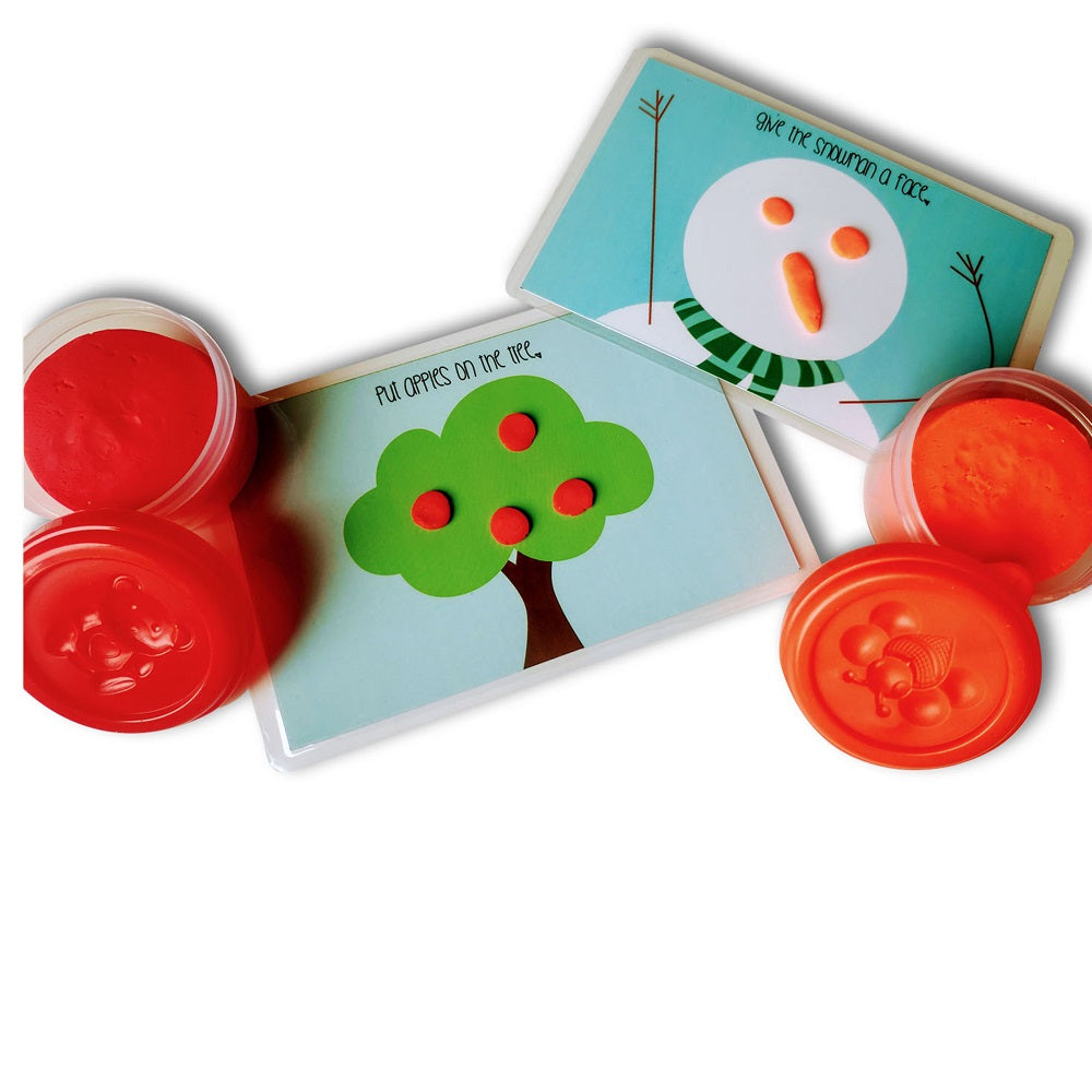 Buy Playdough Mats (20 Activities Included and 6 Boxes of Dough) - SkilloToys.com- Non Toxic Dough