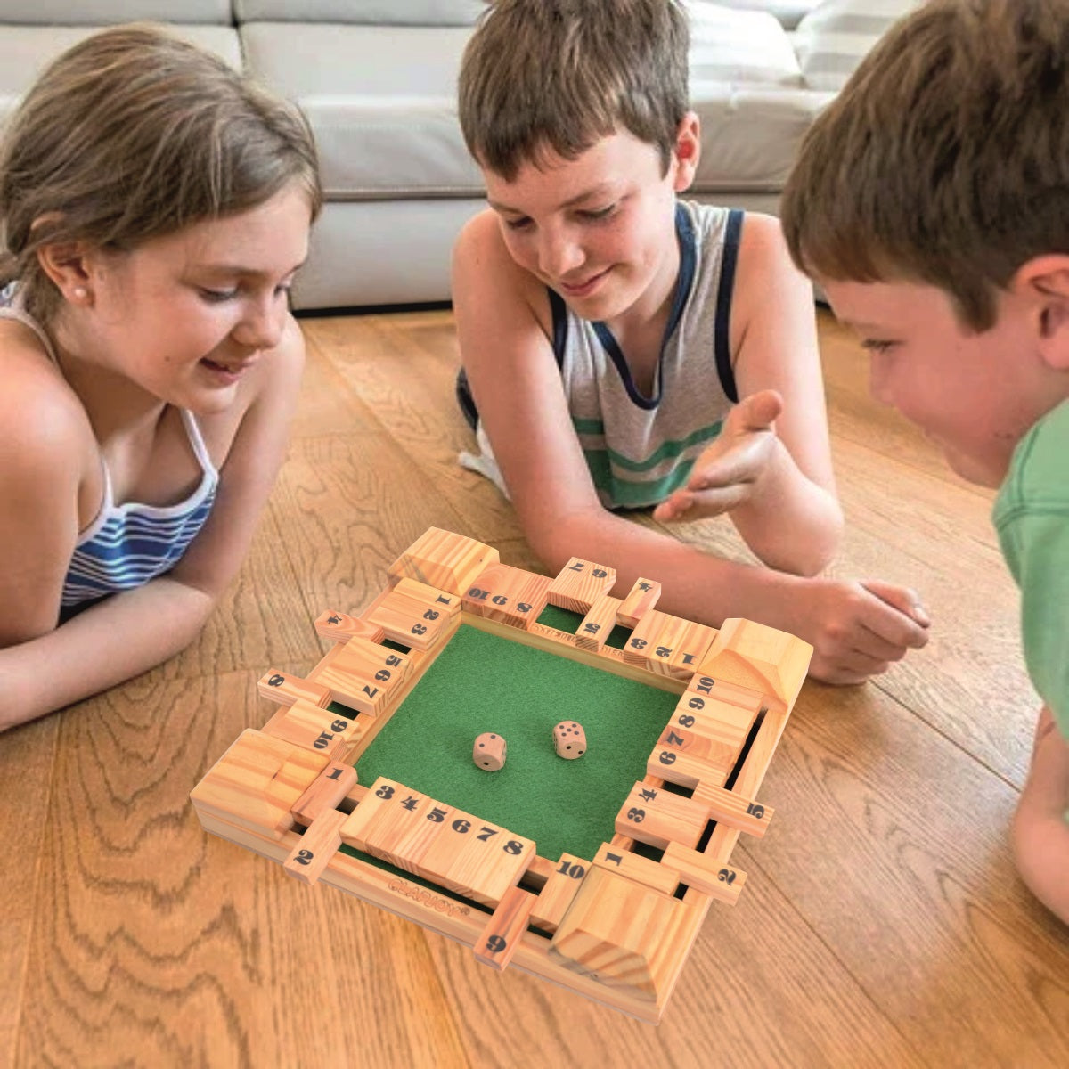 Shut The Box Dice Game for kids