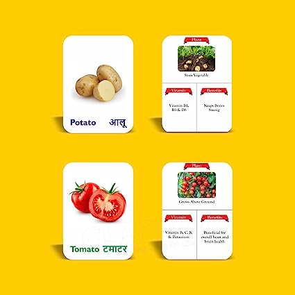 Vegetables Flash Card