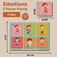 Wooden 2 Piece Emotions Puzzle
