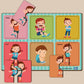 Wooden 2 Piece Emotions Puzzle