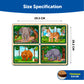 Wooden 4 Piece Animal Jumbo Puzzle