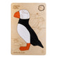 Wooden Atlantic Puffin Puzzle Board