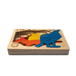 Wooden Australian Fauna Puzzle Board