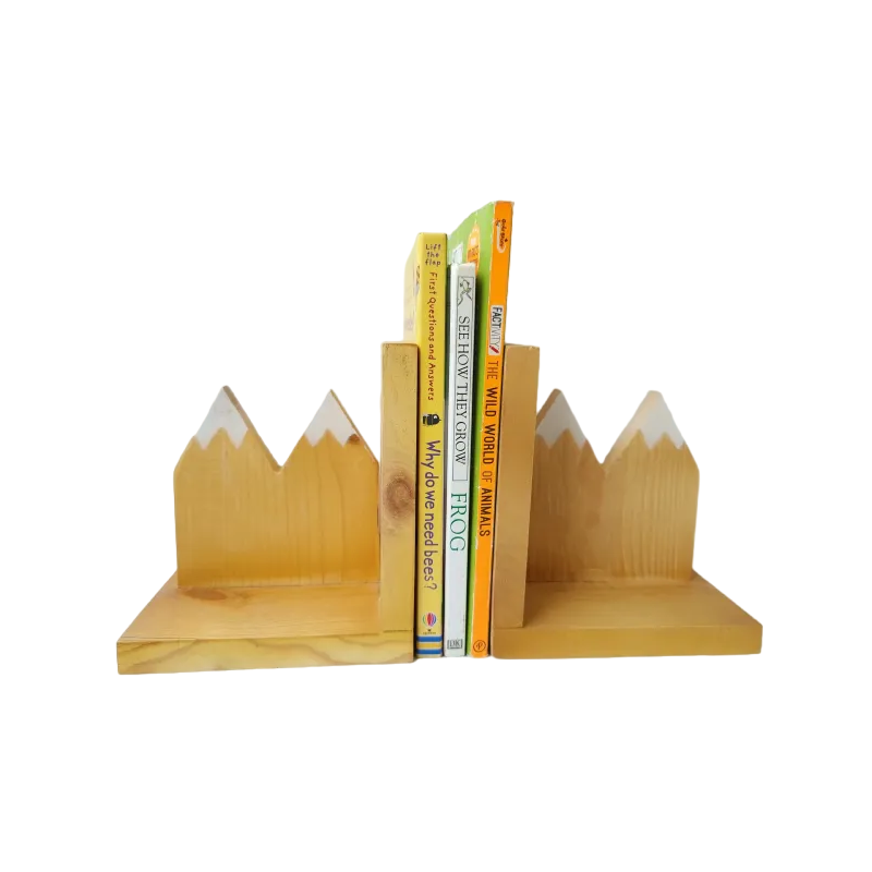 Buy Wooden Bookends Mountains - SkilloToys 