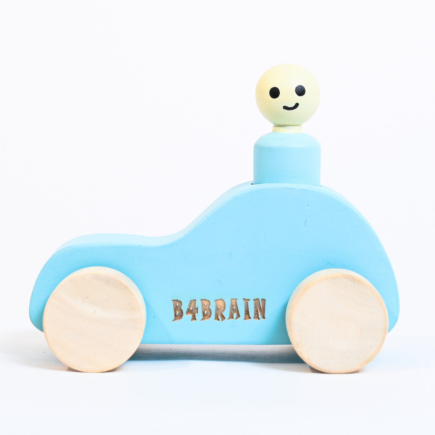 Wooden Car with Peg Doll Toy for Babies