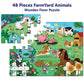 Wooden Farm Animal Puzzle (48 Pcs)