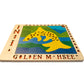 Wooden Golden Masheer Puzzle Board