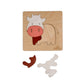 Wooden Happy Cow Puzzle Board