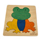 Wooden Happy Frog Puzzle Board