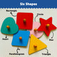 Wooden Hide N See Shape Sorter Puzzle