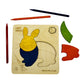 Wooden Lapin Rabbit Puzzle Board