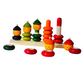Wooden Match N Stack Ring Tower Toy