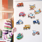 Wooden Multicolor Magnetic Transport Cutouts