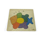 Wooden Rainbow Fish Puzzle Board