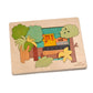 Wooden Rain forest Demolition Puzzle Board