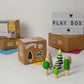 Wooden Tropical Forest Tree Toy Set