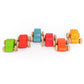 Wooden Wild Track - Set of 6 Cars Toy