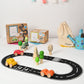 Wooden Wild Track Tropical - Set of 12 Track, 7 Tropical Trees & 3 Cars