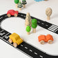 Wooden Wild Track Tropical - Set of 12 Track, 7 Tropical Trees & 3 Cars