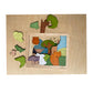 Wooden Woodlands Puzzle Board