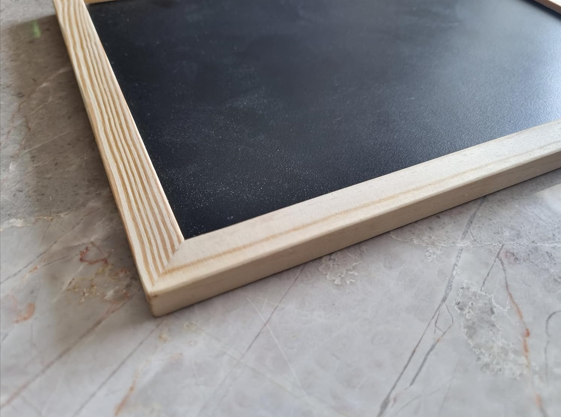 Double Sided Framed Wooden Slate