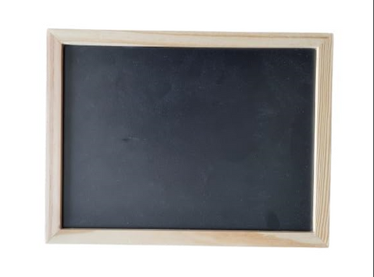 Double Sided Framed Wooden Slate