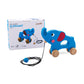 Wooden Elephant Pull Along Toy for Kids