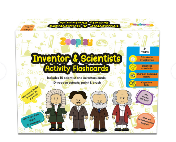 Inventions and Scientists Flashcards with Activity