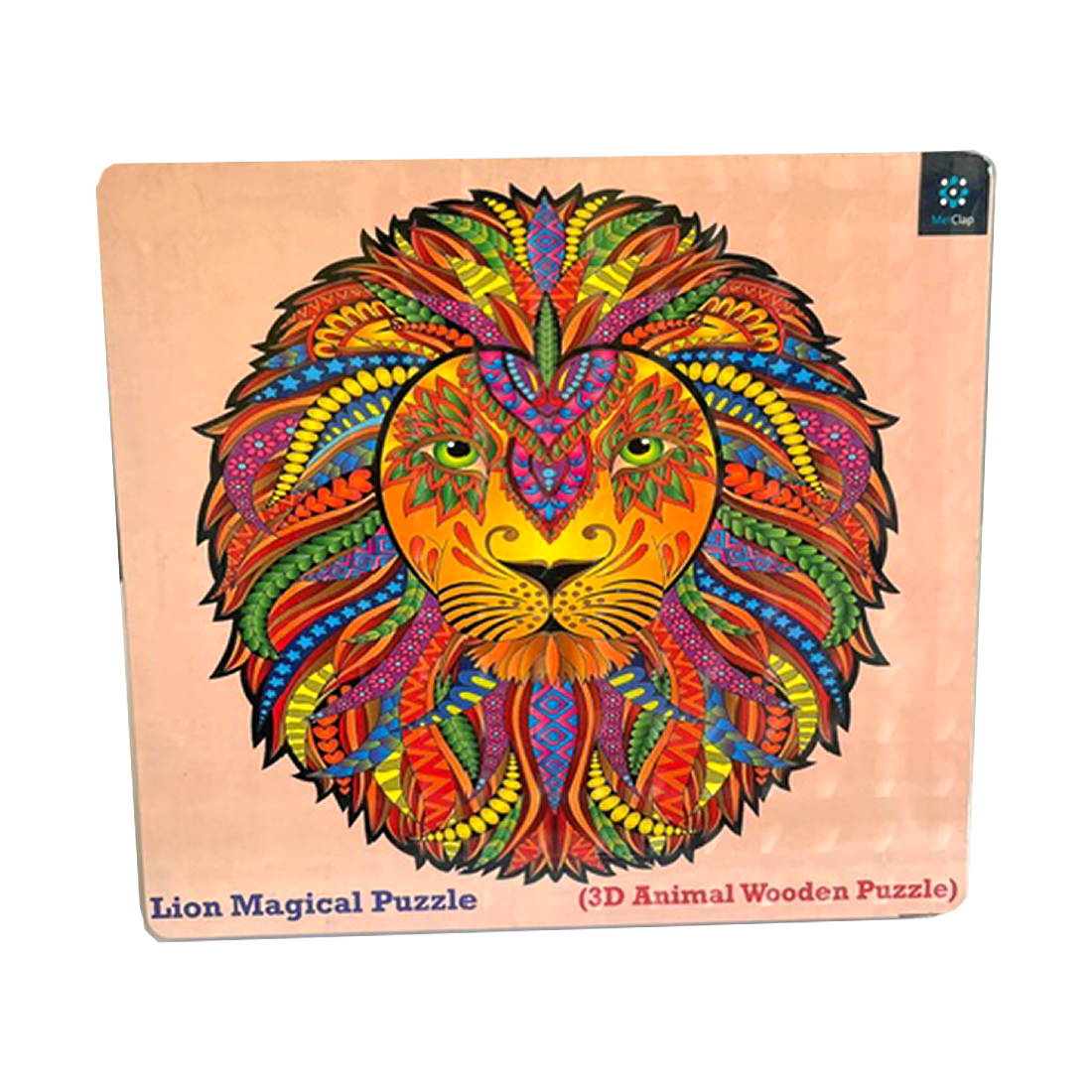 Lion  Wooden Magic Puzzle - 136 Pcs