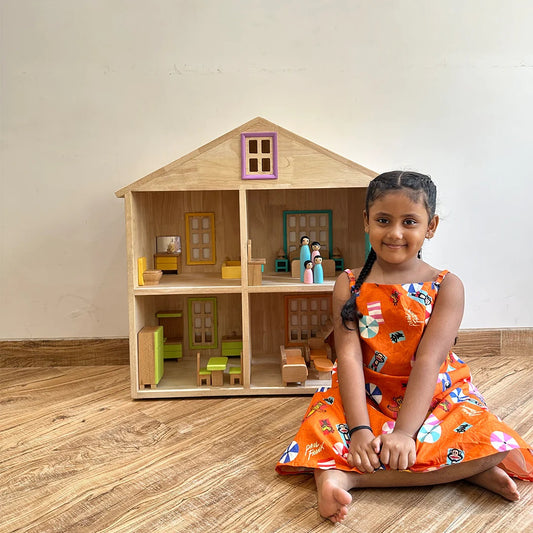 Wooden Mini Doll House