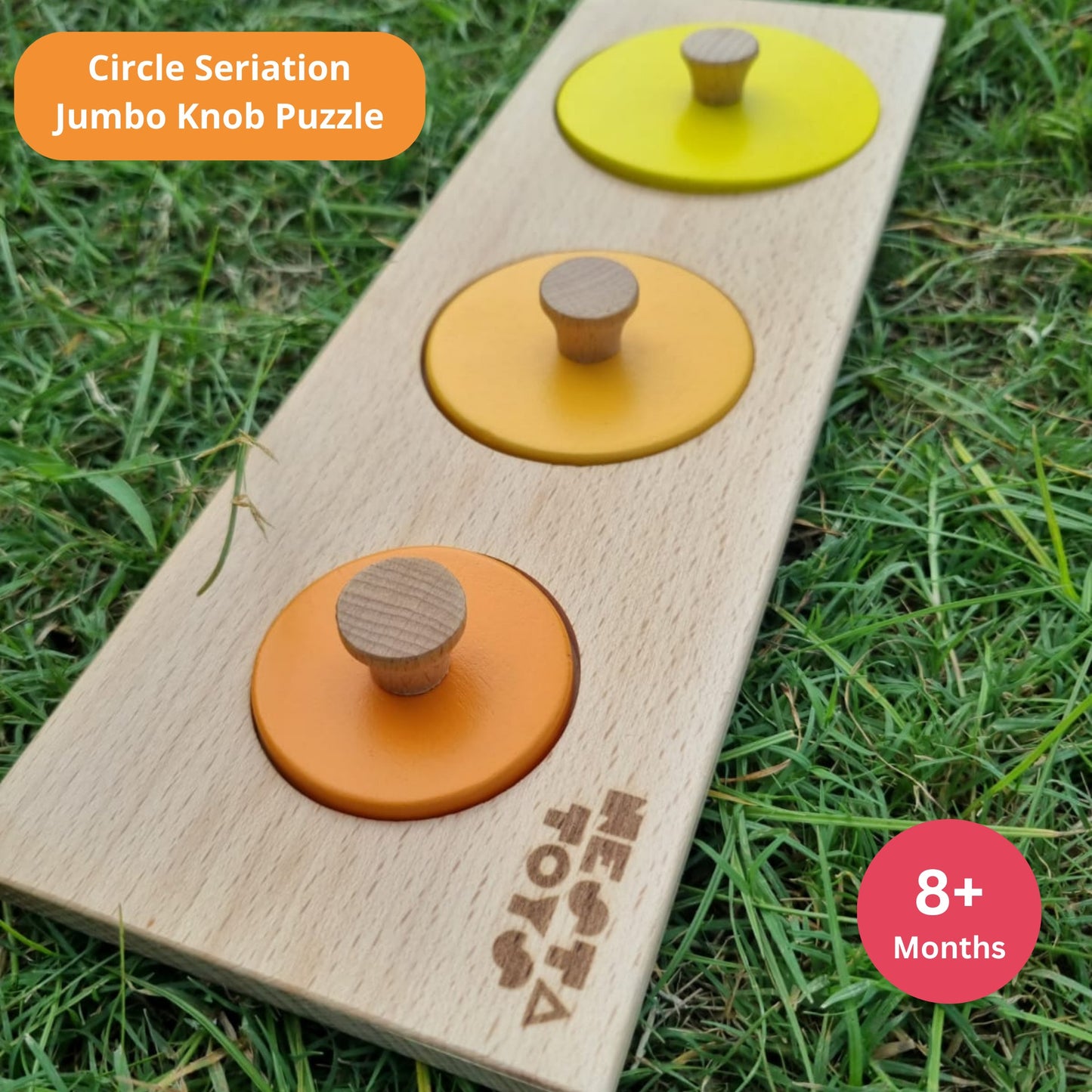 Montessori Math Shapes & Circle Seriation Puzzle - Fun Learning
