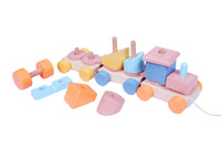 Multi Functional Blocks Train Pull Along Toy