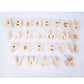Wooden Alphabets Uppercase Letters