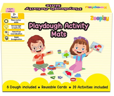 Playdough Mats (20 Activities Included and 6 Boxes of Dough)