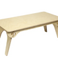 Premium Wooden Study Table for Kids  (Natural Wood Finish)