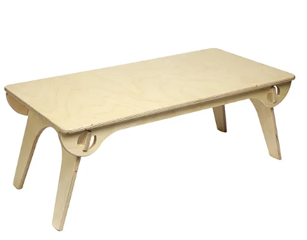Premium Wooden Study Table for Kids  (Natural Wood Finish)