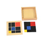 Montessori Trinomial Squares Learning Box