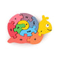 Wooden Snail Number Counting Puzzle