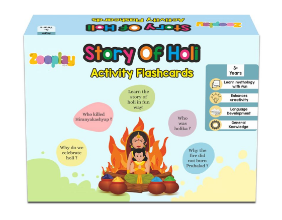 The Story of Holi and Learning Activity For Kids