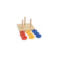 Colored Discs on 3 Dowels Stacker