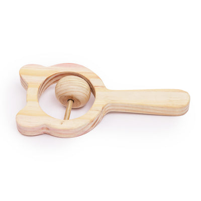 Wooden Bear Rattle for Babies