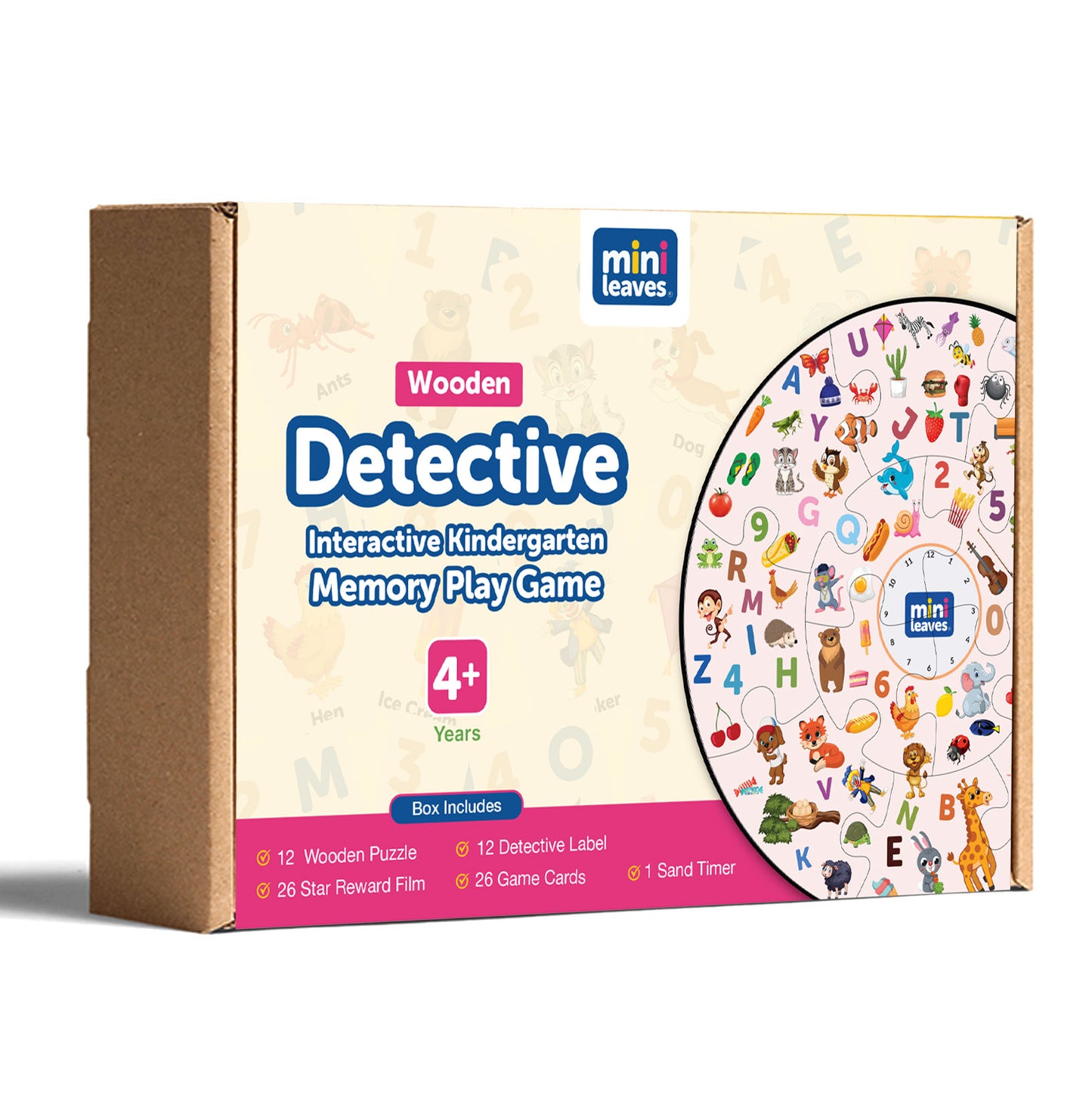 Wooden Detective Party Find Picture Game