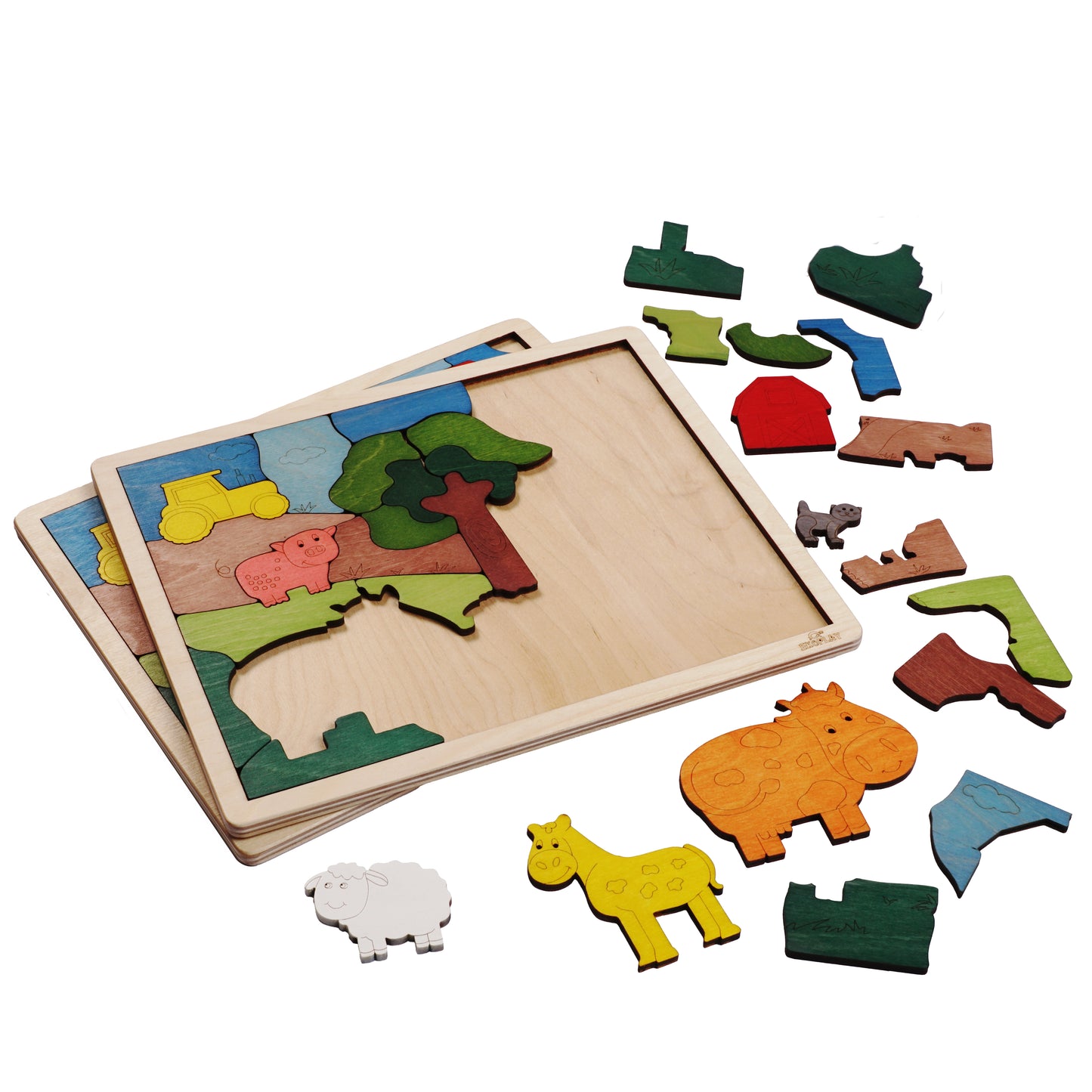 Wooden Down on the Farm Puzzle